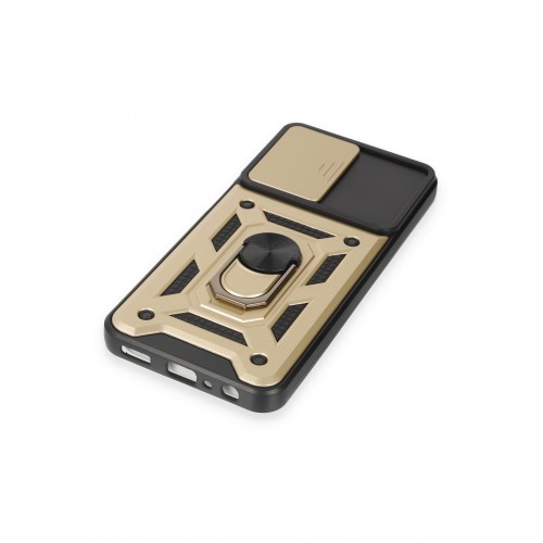 Newface Samsung Galaxy M14 5G Kılıf Pars Lens Yüzüklü Silikon - Gold Newface Samsung Galaxy M14 5G Kılıf Pars Lens Yüzüklü Silikon - Gold