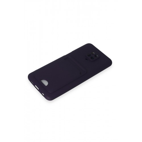 Newface Xiaomi Redmi Note 9 Pro Kılıf Kelvin Kartvizitli Silikon - Derin Mor Newface Xiaomi Redmi Note 9 Pro Kılıf Kelvin Kartvizitli Silikon - Derin Mor
