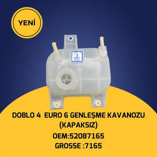 RADYATÖR EK SU DEPOSU GENLEŞME KAVANOZU KAPAKSIZ DOBLO IV 1.3 EURO 6 RADYATÖR EK SU DEPOSU GENLEŞME KAVANOZU KAPAKSIZ DOBLO IV 1.3 EURO 6