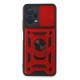 Newface Xiaomi Redmi Note 12 5G Kılıf Pars Lens Yüzüklü Silikon - Kırmızı Newface Xiaomi Redmi Note 12 5G Kılıf Pars Lens Yüzüklü Silikon - Kırmızı