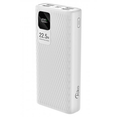 Konfulon A29Q Powerbank 22.5W - Beyaz Konfulon A29Q Powerbank 22.5W - Beyaz