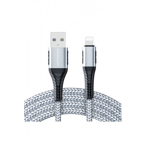 Konfulon DC33 Usb 3.0 to Lightning 1M Tel Örgü 60W Kablo - Gümüş Konfulon DC33 Usb 3.0 to Lightning 1M Tel Örgü 60W Kablo - Gümüş