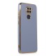 Newface Xiaomi Redmi Note 9 Kılıf Volet Silikon - Mavi Newface Xiaomi Redmi Note 9 Kılıf Volet Silikon - Mavi