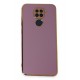 Newface Xiaomi Redmi Note 9 Kılıf Volet Silikon - Mor Newface Xiaomi Redmi Note 9 Kılıf Volet Silikon - Mor