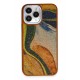 Newface iPhone 13 Pro Kılıf Moda Simli Kapak - Kahverengi Newface iPhone 13 Pro Kılıf Moda Simli Kapak - Kahverengi