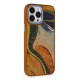 Newface iPhone 13 Pro Kılıf Moda Simli Kapak - Kahverengi Newface iPhone 13 Pro Kılıf Moda Simli Kapak - Kahverengi