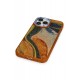 Newface iPhone 13 Pro Kılıf Moda Simli Kapak - Kahverengi Newface iPhone 13 Pro Kılıf Moda Simli Kapak - Kahverengi
