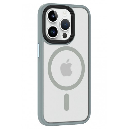 Newface iPhone 15 Pro Kılıf Trex Magneticsafe Kapak - Gri Newface iPhone 15 Pro Kılıf Trex Magneticsafe Kapak - Gri