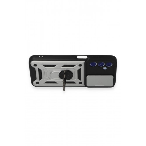 Newface Samsung Galaxy M34 5G Kılıf Pars Lens Yüzüklü Silikon - Gümüş Newface Samsung Galaxy M34 5G Kılıf Pars Lens Yüzüklü Silikon - Gümüş