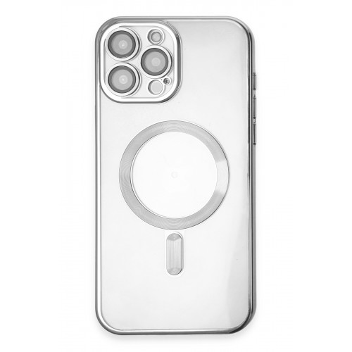 Newface iPhone 15 Pro Kılıf Kross Magneticsafe Kapak - Gümüş Newface iPhone 15 Pro Kılıf Kross Magneticsafe Kapak - Gümüş