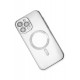 Newface iPhone 15 Pro Kılıf Kross Magneticsafe Kapak - Gümüş Newface iPhone 15 Pro Kılıf Kross Magneticsafe Kapak - Gümüş