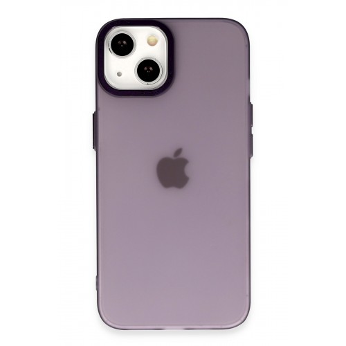 Newface iPhone 15 Kılıf Modos Metal Kapak - Derin Mor