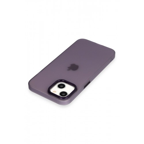 Newface iPhone 15 Kılıf Modos Metal Kapak - Derin Mor Newface iPhone 15 Kılıf Modos Metal Kapak - Derin Mor