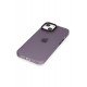 Newface iPhone 15 Kılıf Modos Metal Kapak - Derin Mor