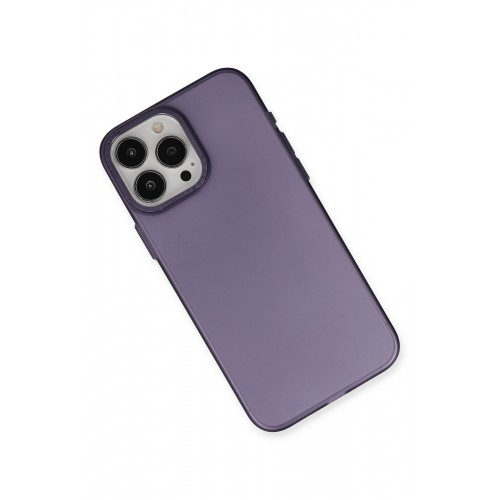 Newface iPhone 15 Pro Kılıf Modos Metal Kapak - Derin Mor Newface iPhone 15 Pro Kılıf Modos Metal Kapak - Derin Mor