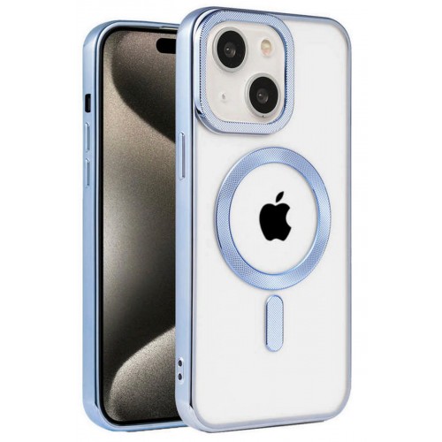 Newface iPhone 15 Kılıf Kronos Magsafe Kapak - Sierra Blue Newface iPhone 15 Kılıf Kronos Magsafe Kapak - Sierra Blue