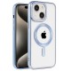 Newface iPhone 15 Kılıf Kronos Magsafe Kapak - Sierra Blue Newface iPhone 15 Kılıf Kronos Magsafe Kapak - Sierra Blue