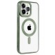 Newface iPhone 15 Pro Kılıf Kronos Magsafe Kapak - Koyu Yeşil Newface iPhone 15 Pro Kılıf Kronos Magsafe Kapak - Koyu Yeşil
