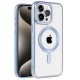 Newface iPhone 15 Pro Kılıf Kronos Magsafe Kapak - Sierra Blue Newface iPhone 15 Pro Kılıf Kronos Magsafe Kapak - Sierra Blue