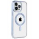 Newface iPhone 15 Pro Kılıf Kronos Magsafe Kapak - Sierra Blue Newface iPhone 15 Pro Kılıf Kronos Magsafe Kapak - Sierra Blue