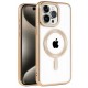 Newface iPhone 15 Pro Max Kılıf Kronos Magsafe Kapak - Gold Newface iPhone 15 Pro Max Kılıf Kronos Magsafe Kapak - Gold