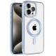 Newface iPhone 15 Pro Max Kılıf Kronos Magsafe Kapak - Sierra Blue Newface iPhone 15 Pro Max Kılıf Kronos Magsafe Kapak - Sierra Blue