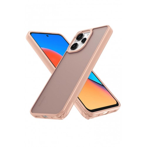 Newface Xiaomi Redmi 12 Kılıf Elegant Kapak - Pembe Newface Xiaomi Redmi 12 Kılıf Elegant Kapak - Pembe