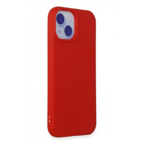 Newface iPhone 15 Kılıf First Silikon - Kırmızı Newface iPhone 15 Kılıf First Silikon - Kırmızı