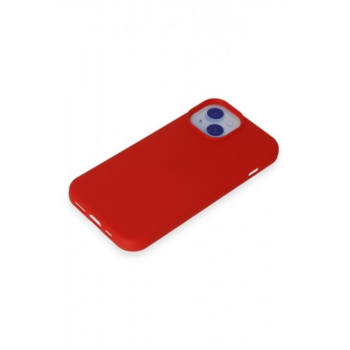 Newface iPhone 15 Plus Kılıf First Silikon - Kırmızı Newface iPhone 15 Plus Kılıf First Silikon - Kırmızı