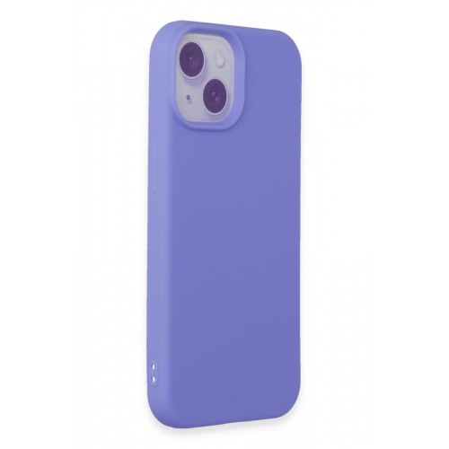 Newface iPhone 15 Plus Kılıf First Silikon - Lila Newface iPhone 15 Plus Kılıf First Silikon - Lila