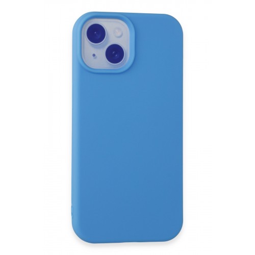 Newface iPhone 15 Plus Kılıf First Silikon - Mavi Newface iPhone 15 Plus Kılıf First Silikon - Mavi