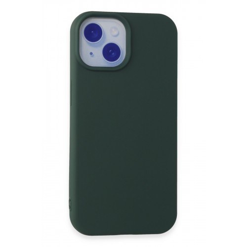 Newface iPhone 15 Plus Kılıf First Silikon - Koyu Yeşil Newface iPhone 15 Plus Kılıf First Silikon - Koyu Yeşil