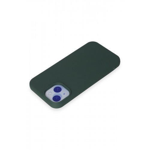 Newface iPhone 15 Plus Kılıf First Silikon - Koyu Yeşil Newface iPhone 15 Plus Kılıf First Silikon - Koyu Yeşil