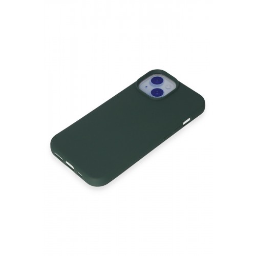 Newface iPhone 15 Plus Kılıf First Silikon - Koyu Yeşil Newface iPhone 15 Plus Kılıf First Silikon - Koyu Yeşil