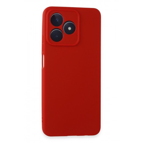 Newface Realme C53 Kılıf First Silikon - Kırmızı Newface Realme C53 Kılıf First Silikon - Kırmızı