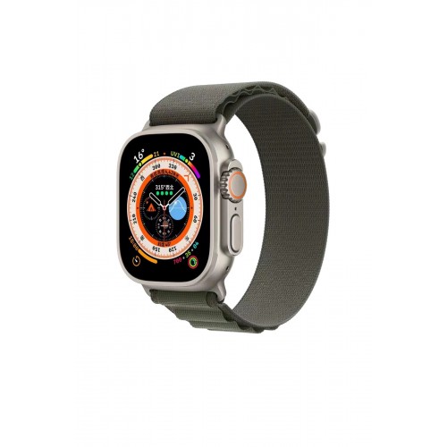 Newface Apple Watch 45mm Mountain Kordon - Yeşil Newface Apple Watch 45mm Mountain Kordon - Yeşil