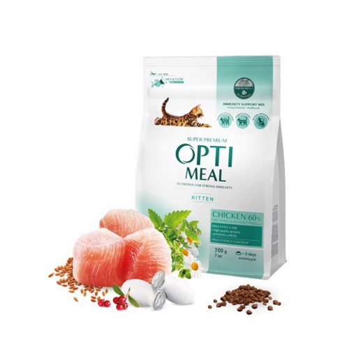 Optimeal Tavuklu Yavru Kedi Maması 700 Gr Optimeal Tavuklu Yavru Kedi Maması 700 Gr