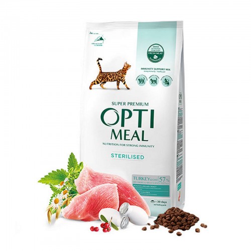 Optimeal Süper Premium Hindili-Yulaflı Kısır Kedi Maması 1,5 Kg Optimeal Süper Premium Hindili-Yulaflı Kısır Kedi Maması 1,5 Kg