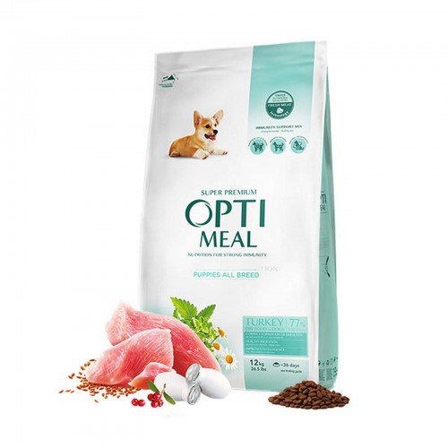Optimeal Süper Premium Hindili Her Irk Yavru Köpek Maması 12 Kg Optimeal Süper Premium Hindili Her Irk Yavru Köpek Maması 12 Kg