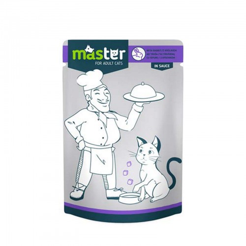 MASTER TAVŞAN ETLI POUCH KEDI MAMASI 80 GR. X 6 ADET MASTER TAVŞAN ETLI POUCH KEDI MAMASI 80 GR. X 6 ADET