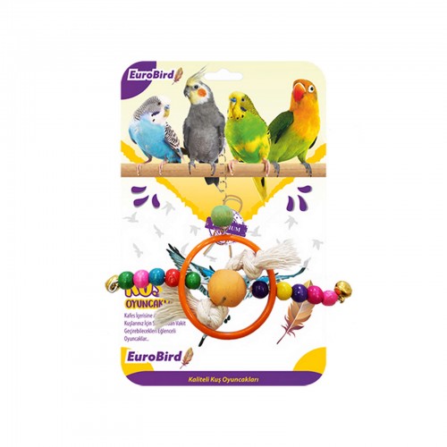 EuroBird Kuş Oyuncağı Bocuklu Halka EuroBird Kuş Oyuncağı Bocuklu Halka