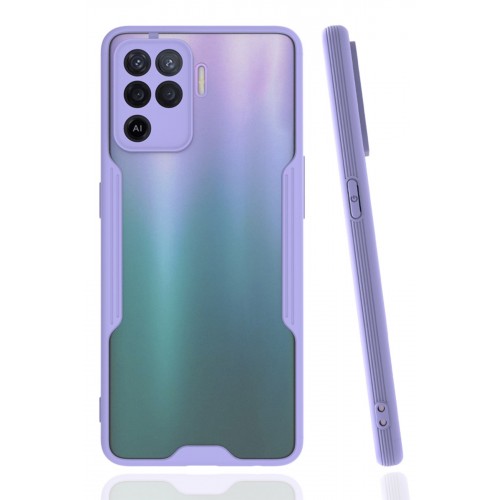 Newface Oppo Reno 5 Lite Kılıf Platin Silikon - Lila Newface Oppo Reno 5 Lite Kılıf Platin Silikon - Lila