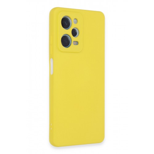 Newface Xiaomi Poco X5 5G Kılıf Nano içi Kadife Silikon - Sarı Newface Xiaomi Poco X5 5G Kılıf Nano içi Kadife Silikon - Sarı