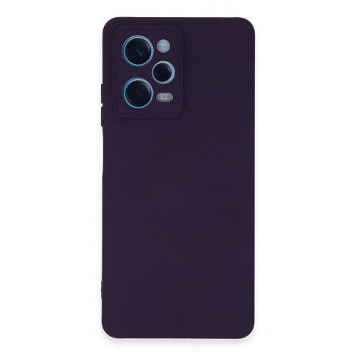 Newface Xiaomi Poco X5 5G Kılıf Nano içi Kadife Silikon - Mor Newface Xiaomi Poco X5 5G Kılıf Nano içi Kadife Silikon - Mor