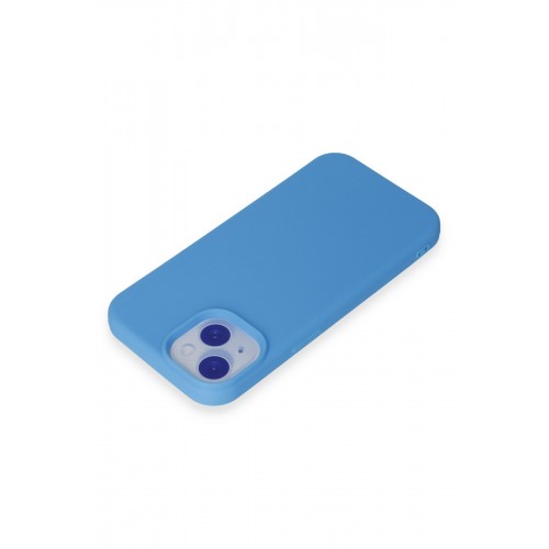 Newface iPhone 15 Kılıf First Silikon - Mavi Newface iPhone 15 Kılıf First Silikon - Mavi