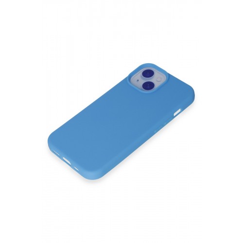 Newface iPhone 15 Kılıf First Silikon - Mavi Newface iPhone 15 Kılıf First Silikon - Mavi