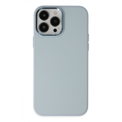 Newface iPhone 13 Pro Kılıf Asya Deri Silikon - Sierra Blue Newface iPhone 13 Pro Kılıf Asya Deri Silikon - Sierra Blue