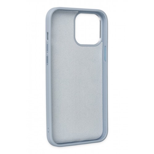 Newface iPhone 13 Pro Kılıf Asya Deri Silikon - Sierra Blue Newface iPhone 13 Pro Kılıf Asya Deri Silikon - Sierra Blue