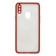Newface Samsung Galaxy A20S Kılıf Montreal Silikon Kapak - Kırmızı Newface Samsung Galaxy A20S Kılıf Montreal Silikon Kapak - Kırmızı