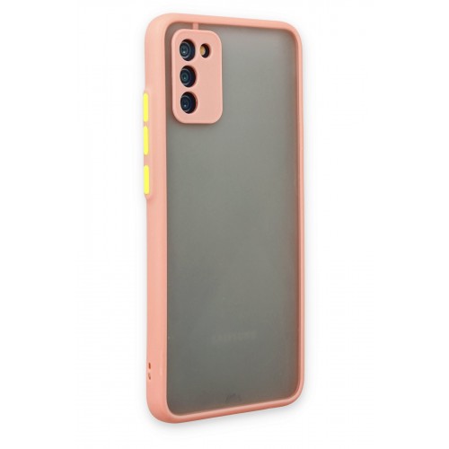 Newface Samsung Galaxy A02S Kılıf Montreal Silikon Kapak - Pembe Newface Samsung Galaxy A02S Kılıf Montreal Silikon Kapak - Pembe